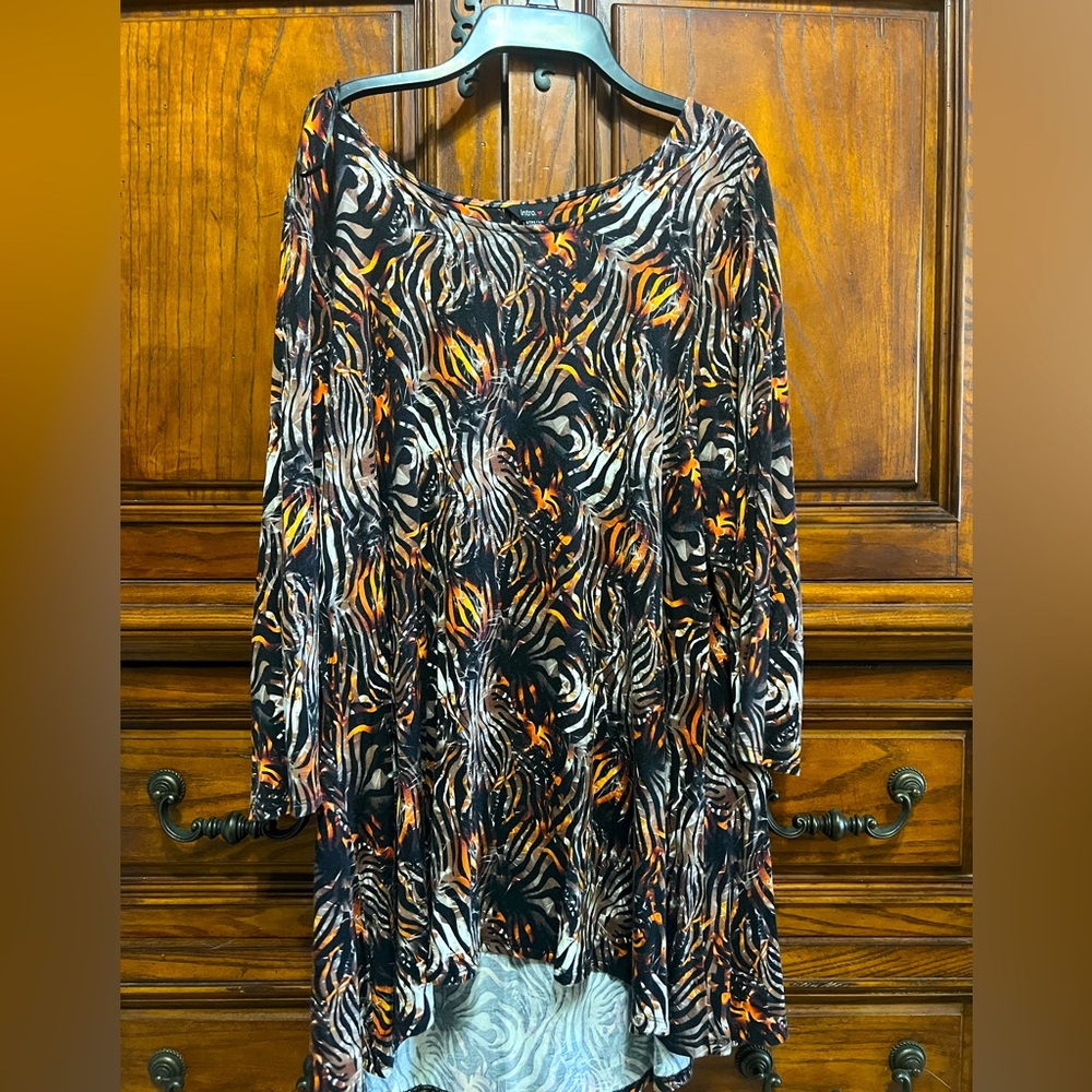 Woman’s long sleeve 2X rayon shirt